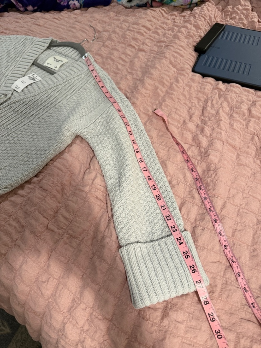 Abercrombie & Fitch Cameron Seed Stitch Cardigan - Picture 7 of 8